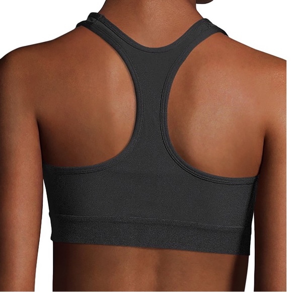 HANES black XL pull over Performance compression racerback wirefree sports bra - Picture 5 of 7